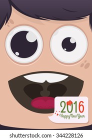Christmas people vector illustration