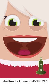 Christmas people vector illustration
