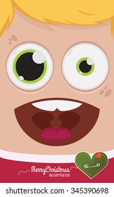 Christmas people vector illustration