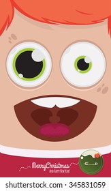 Christmas people vector illustration