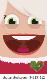 Christmas people vector illustration