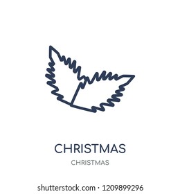 christmas Peppermint icon. christmas Peppermint linear symbol design from Christmas collection. Simple outline element vector illustration on white background.