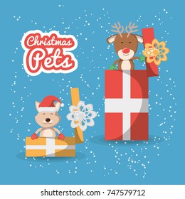 Christmas pets design