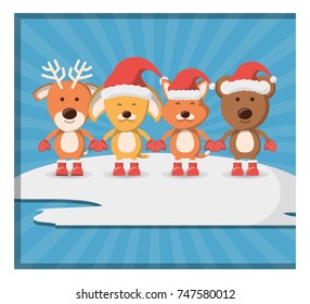 Christmas pets design