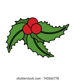 christmas pick vector illustration