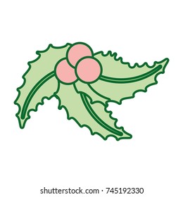 christmas pick vector illustration