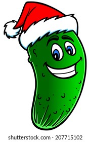 Christmas Pickle Cartoon