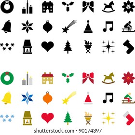 Christmas pictograms