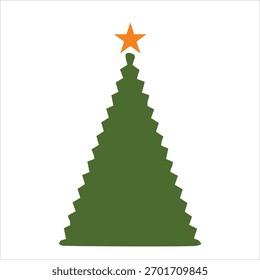 Christmas picture. Vector computer graphic.