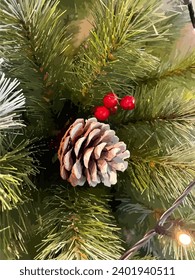 Christmas pine cone. from christmas tree.