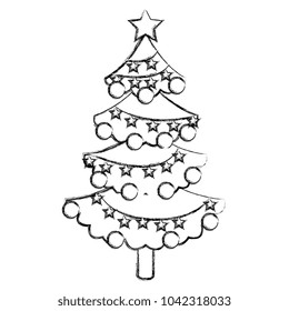 christmas pine tree decoration