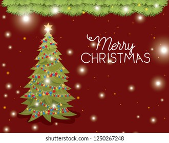 christmas pine tree decoration