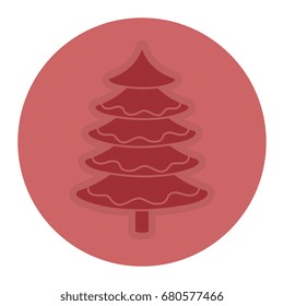 christmas pine tree icon