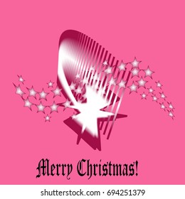 christmas pink background