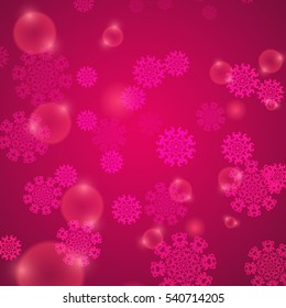 Christmas pink background. EPS10 vector.