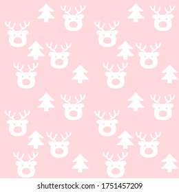 Navidad Navidad Fiesta rosa fondo de patrón sin fisuras para gráficos de sitios web, textiles de moda