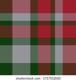 Christmas Plaid, checkered, tartan seamless pattern suitable for fashion textiles and graphics