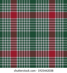 Christmas Plaid, checkered, tartan seamless pattern suitable for fashion textiles and graphics