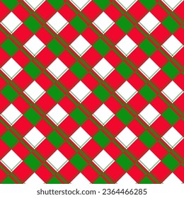 Christmas plaid pattern vector set for scarf, pillow case, blanket, cloth, fabric print, Christmas background.