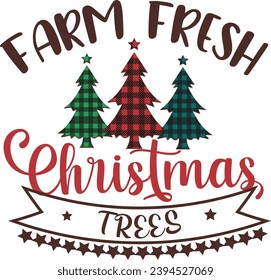 Christmas  Plaid Sublimation Vector Design 