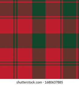 Christmas Plaid Tartan Seamless Pattern for shirt printing, fabric, textiles, jacquard patterns, backgrounds and websites