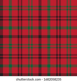 Christmas Plaid Tartan Seamless Pattern for shirt printing, fabric, textiles, jacquard patterns, backgrounds and websites