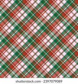 Christmas Plaids Digital Papers, traditional Checks, Holiday Digital Scrapbooking, Red and Green Merry xmas Tartan for printable paper pattern, junk journals,wall art