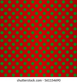 Christmas polka dot pattern, vector design