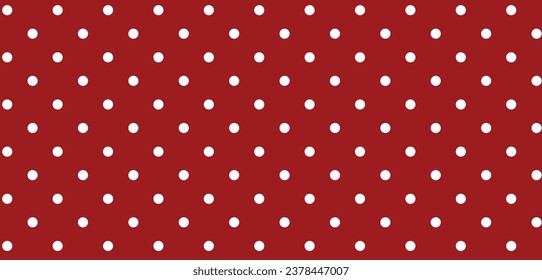 fondo rojo y blanco de la polka de Navidad