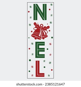 Christmas Porch Sign Door Design Bundle