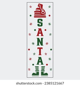 Christmas Porch Sign Door Design Bundle