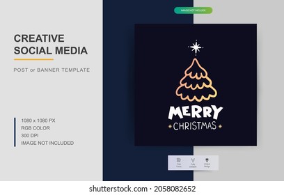 Christmas post and stories template for social media. Perfect for social media posts, background, and web banner internet ads. Halloween Design Elements. 