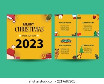 Paquete de plantillas de historias de post de Navidad. Feliz post con tarjetas de felicitación navideña, plantillas de medios sociales. Feliz año nuevo 2023. Cumpleaños de Cristo. elementos de ornamentos, deseos de Navidad postea plantillas de historia
Para