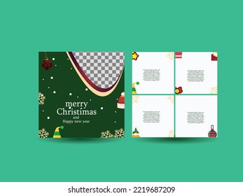 Christmas Post Stories templates pack. Merry Christmas greeting card posts, social media templates. Happy new year 2023. Christ birthday. ornaments elements, Christmas wishes posts story templates
For