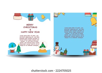 Christmas Post Stories templates pack. Merry Christmas greeting card posts, social media templates. Happy new year 2023. Christ birthday. ornaments elements, Christmas wishes posts story templates 