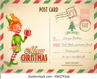 christmas postcard