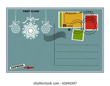 christmas postcard