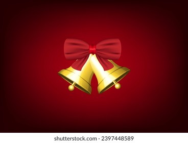 Christmas postcard made of Festive Elements with Calligraphic Seasons Wishes	
