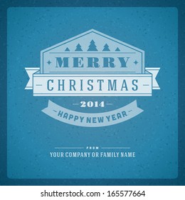 Christmas postcard ornament decoration background. Vector illustration Eps 10. Happy new year message, Happy holidays wish. 