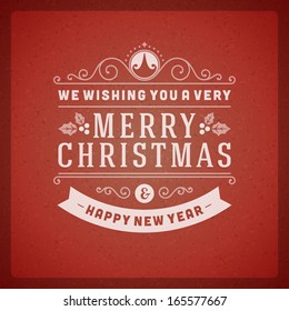 Christmas postcard ornament decoration background. Vector illustration Eps 10. Happy new year message, Happy holidays wish. Christmas postcard ornament decoration background. Vector illustration Eps 10. Happy new year message, Happy holidays wish.