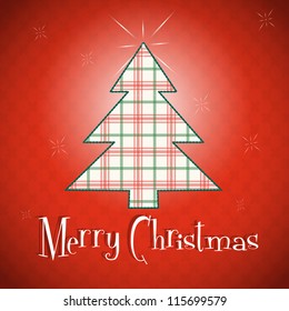 Christmas postcard. Vector illustration