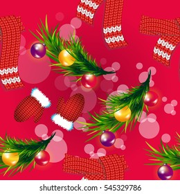 Christmas poster holiday background