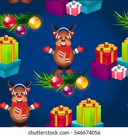 Christmas poster holiday background