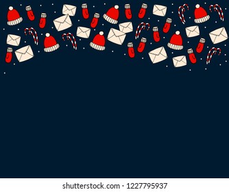 Christmas Poster - Illustration. Vector illustration of Christmas Background.	