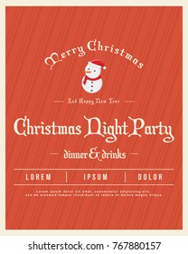 Christmas poster style background collection