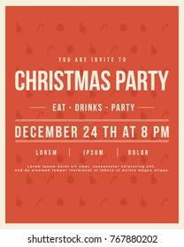 Christmas poster style background collection