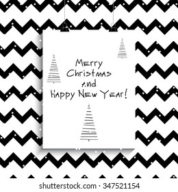 Christmas poster. Vector illustration. christmas concept