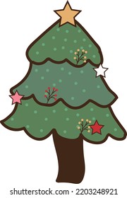 Diseño de vectores retro premium de Navidad 