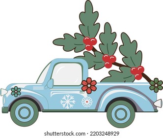 Diseño de vectores retro premium de Navidad 