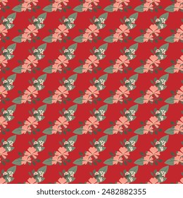 Christmas Preparations Seamless Vector Pattern Design